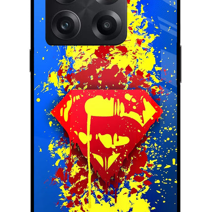 Superman logo OnePlus 10T 5G Glass Case