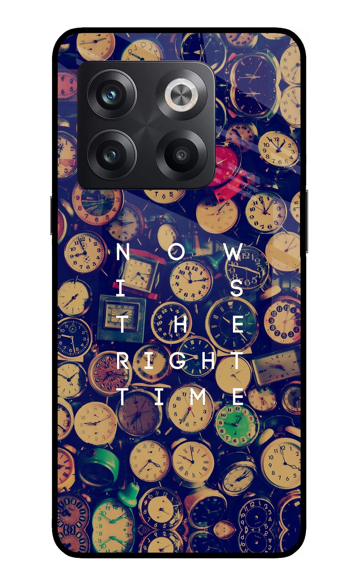 Now is the Right Time Quote OnePlus 10T 5G Back Cover