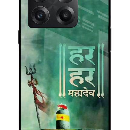 Har Har Mahadev Shivling OnePlus 10T 5G Glass Case