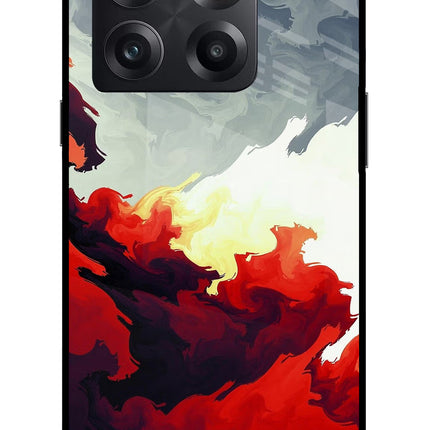 Fire Cloud OnePlus 10T 5G Glass Case