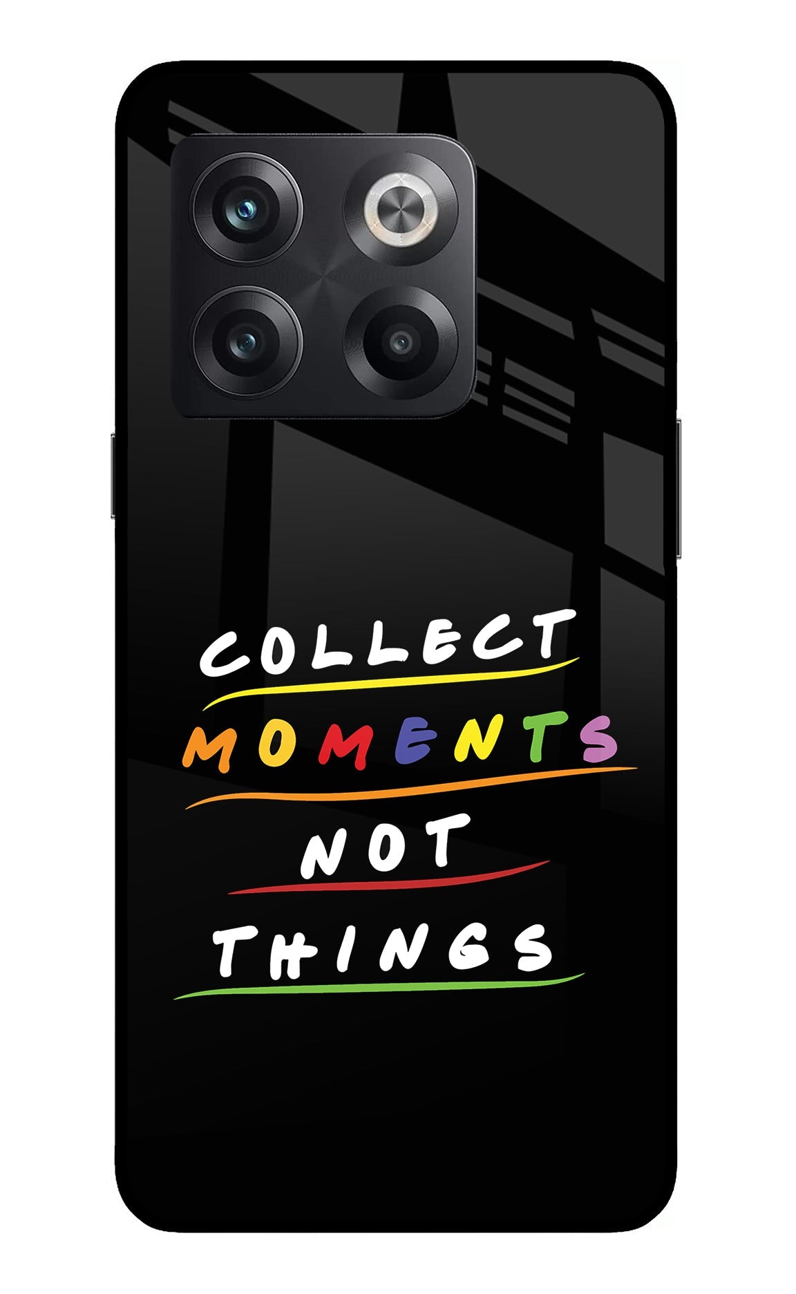 Collect Moments Not Things OnePlus 10T 5G Glass Case