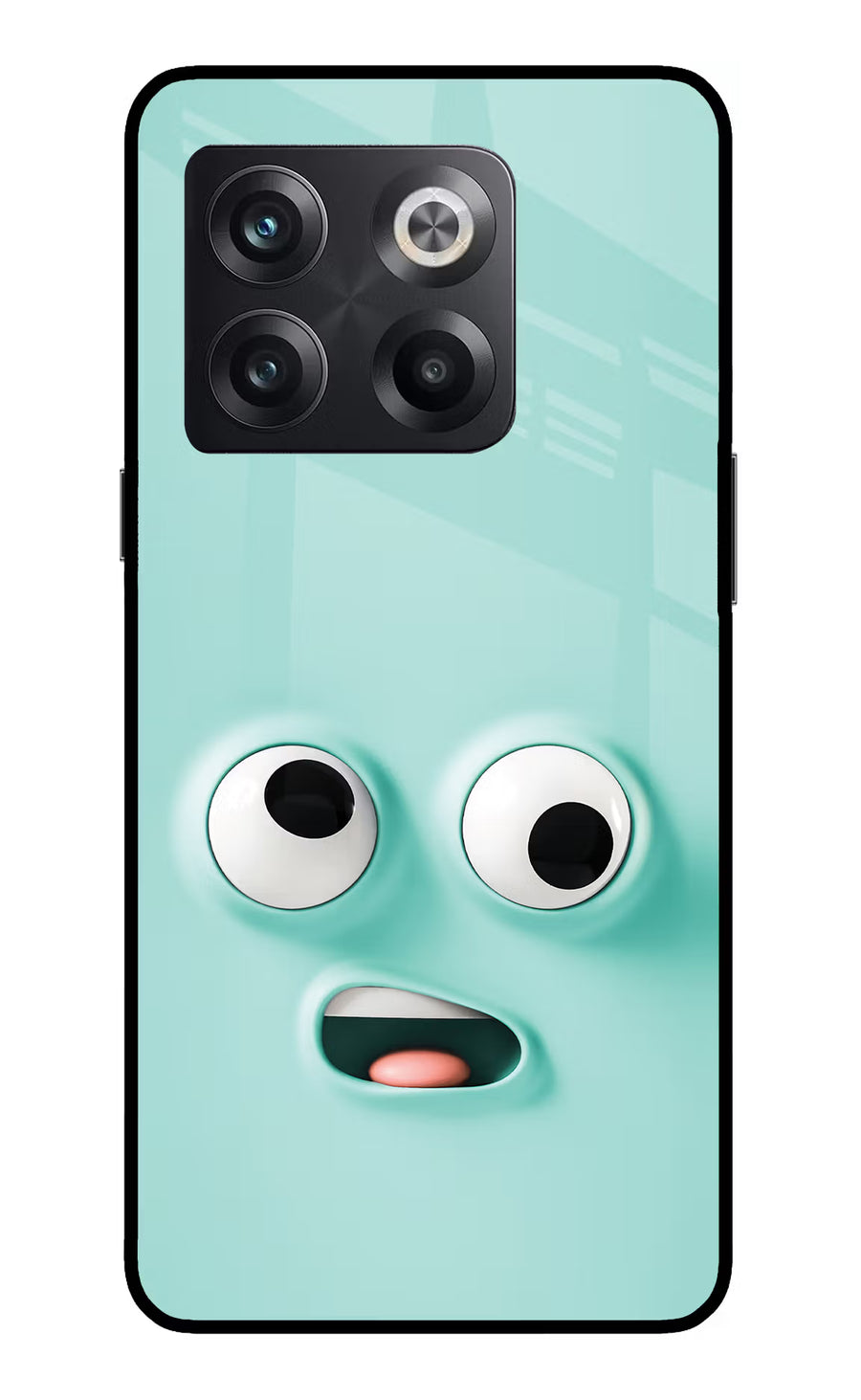 Funny Cartoon OnePlus 10T 5G Back Cover, Glass case