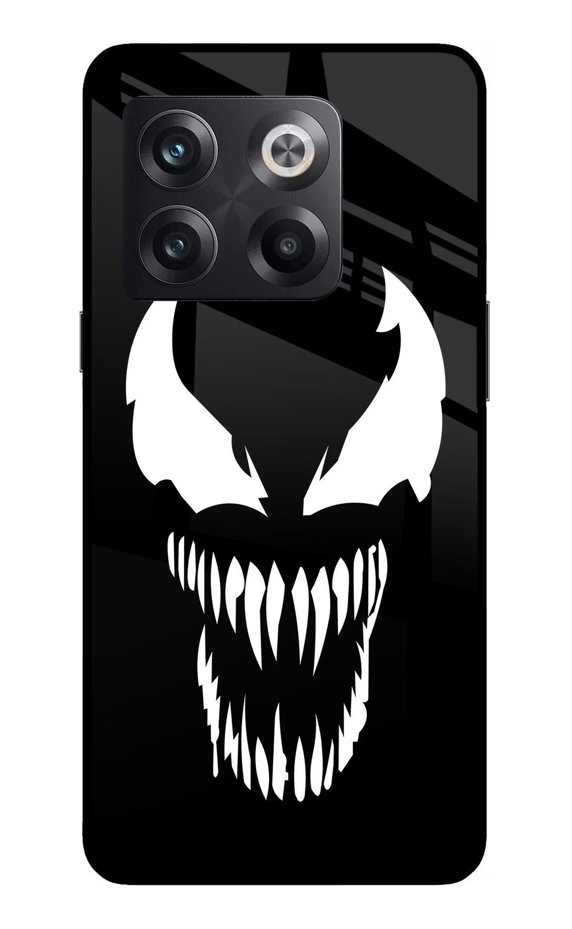 Venom OnePlus 10T 5G Glass Case Back Cover by Casekaro