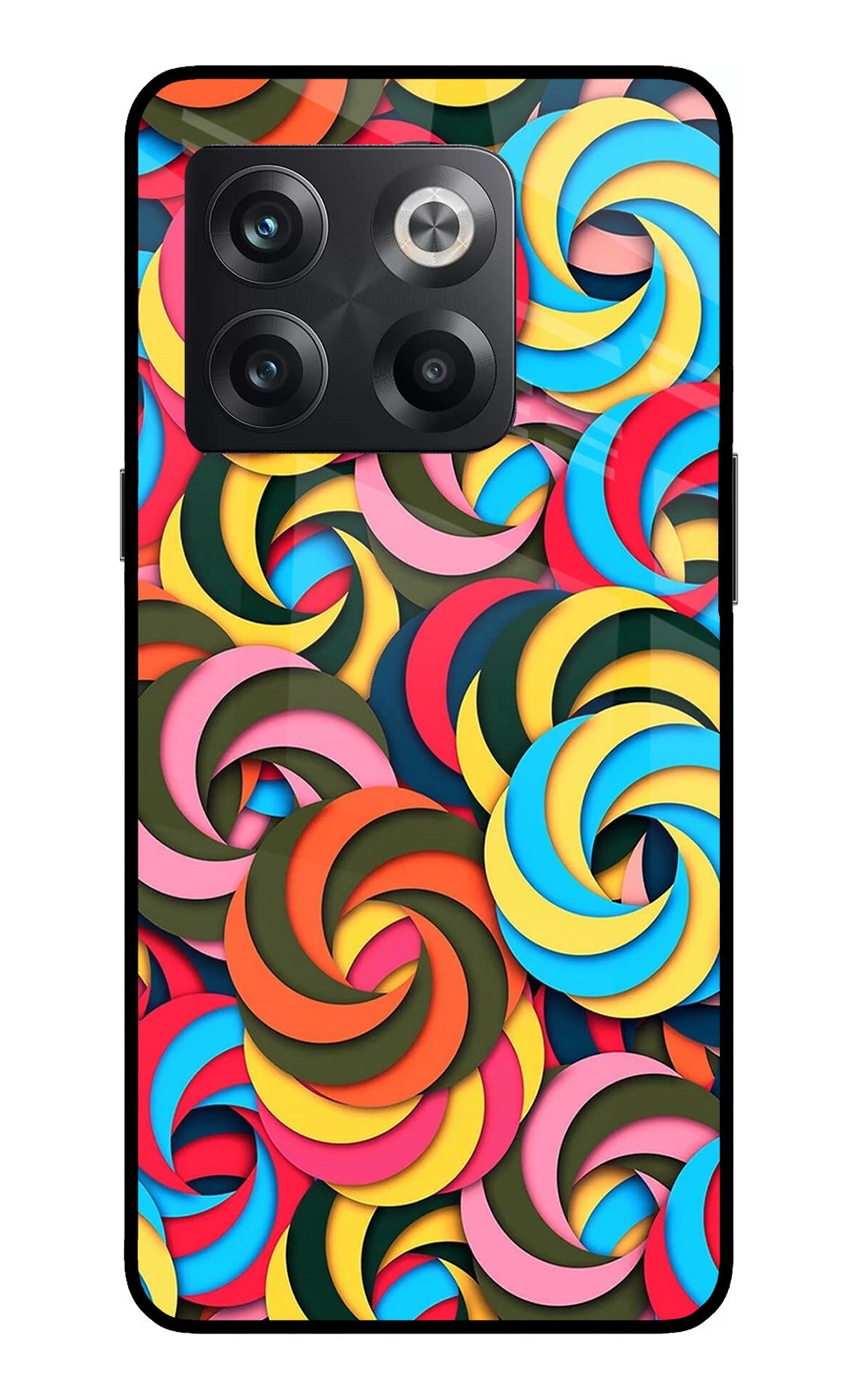 Spiral Pattern OnePlus 10T 5G Back Cover