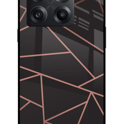 Geometric Pattern OnePlus 10T 5G Glass Case