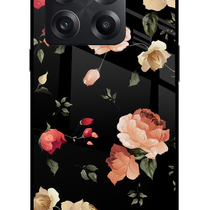 Flowers OnePlus 10T 5G Glass Case