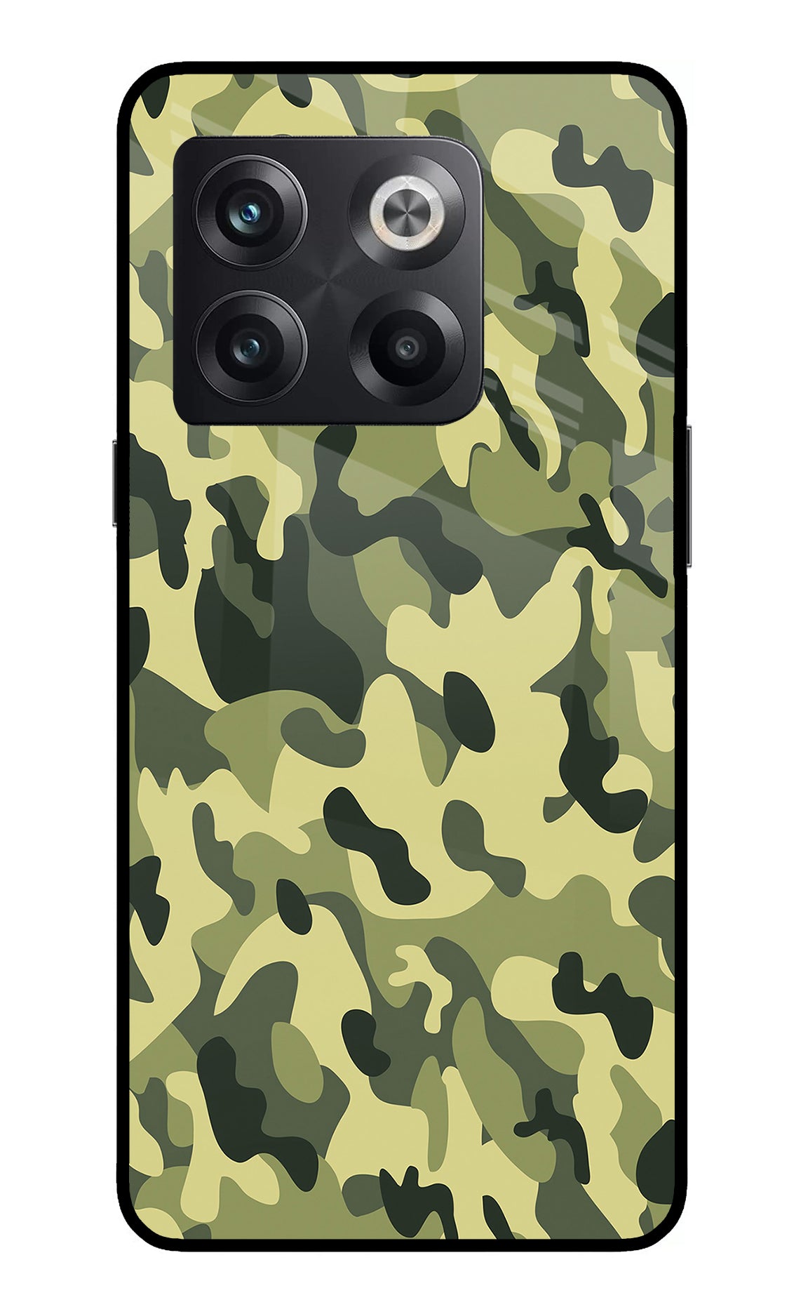 Camouflage OnePlus 10T 5G Glass Case