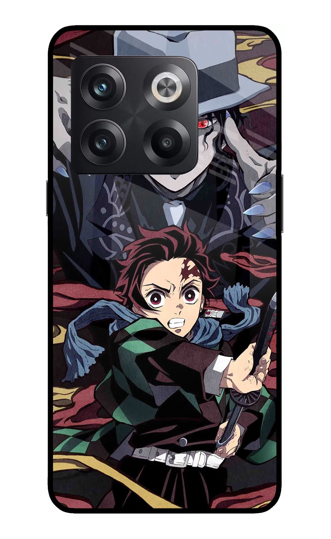 Demon Slayer OnePlus 10T 5G Glass Case Back Cover by Casekaro