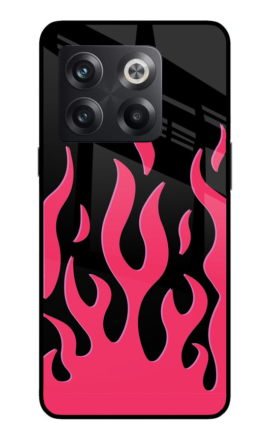 Fire Flames OnePlus 10T 5G Glass Case