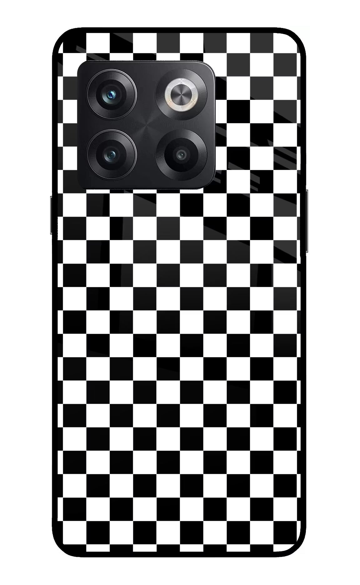 Chess Board OnePlus 10T 5G Glass Case Back Cover by Casekaro