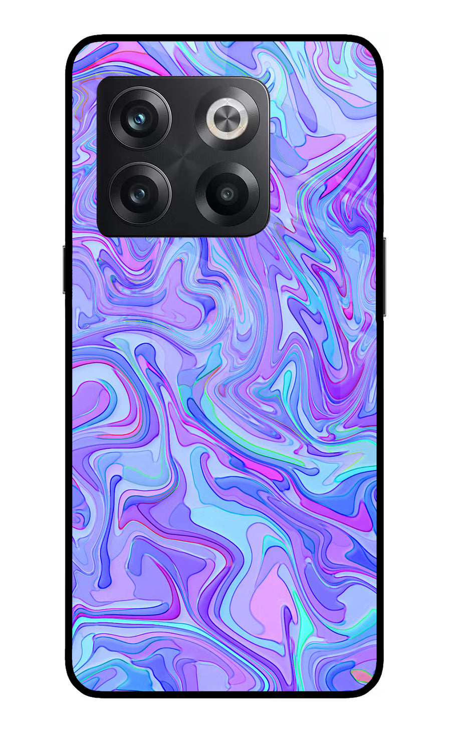 Glitter OnePlus 10T 5G Back Cover, Glass case
