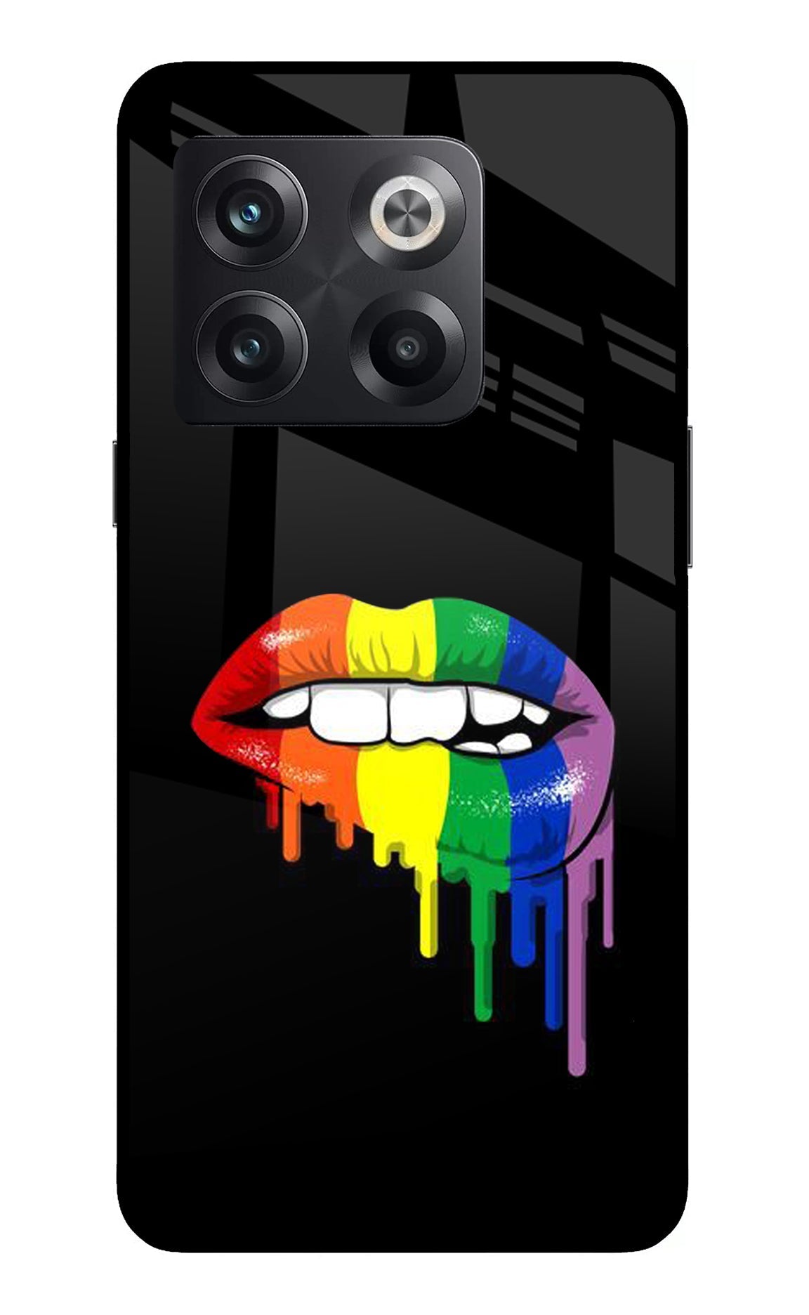 Lips Biting OnePlus 10T 5G Back Cover