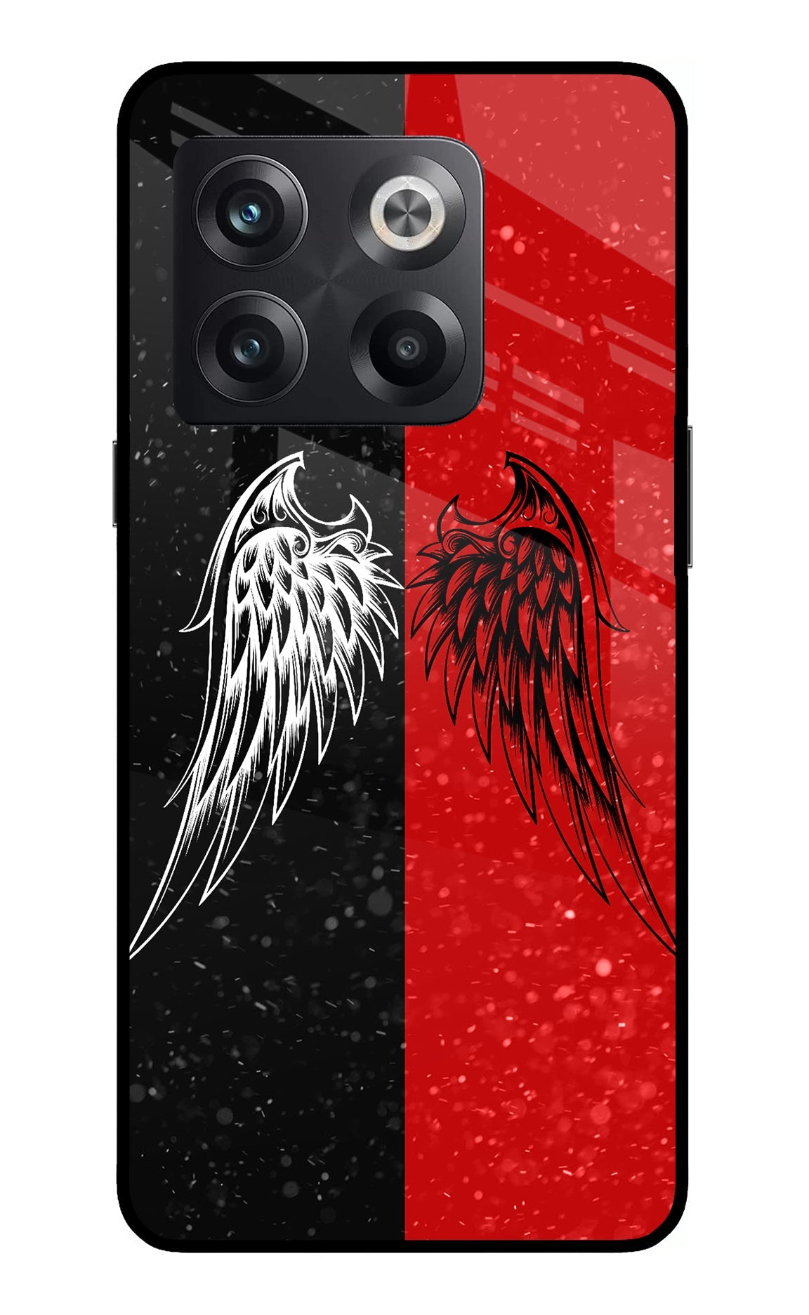 Wings OnePlus 10T 5G Glass Case