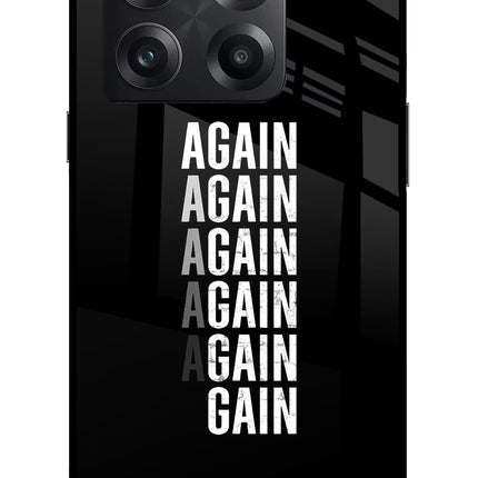 Again Again Gain OnePlus 10T 5G Glass Case