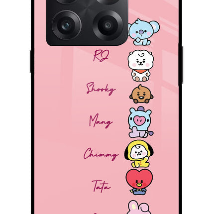 BTS names OnePlus 10T 5G Glass Case
