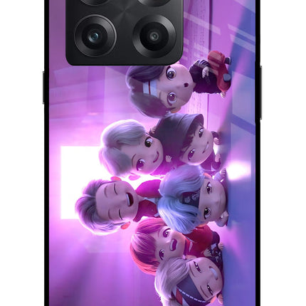 BTS Chibi OnePlus 10T 5G Glass Case