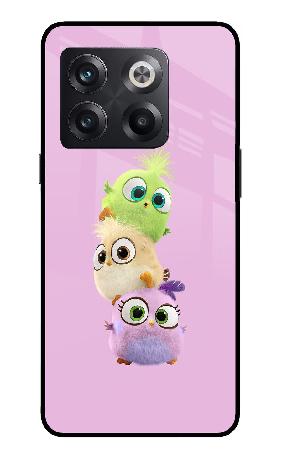 Cute Little Birds OnePlus 10T 5G Back Cover, Glass case