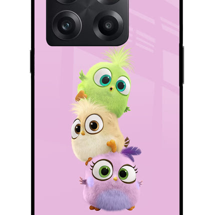 Cute Little Birds OnePlus 10T 5G Glass Case
