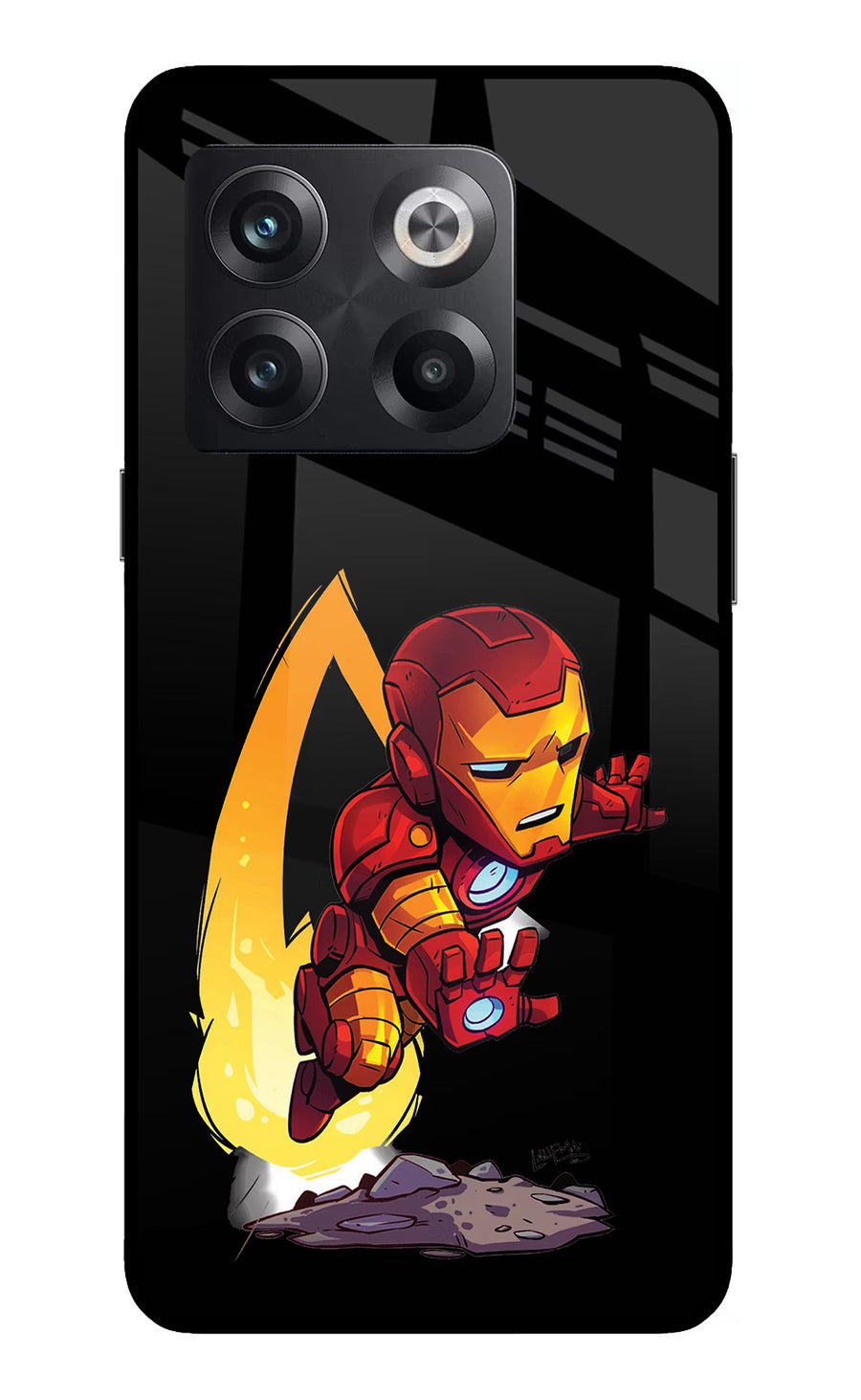 IronMan OnePlus 10T 5G Back Cover, Glass case