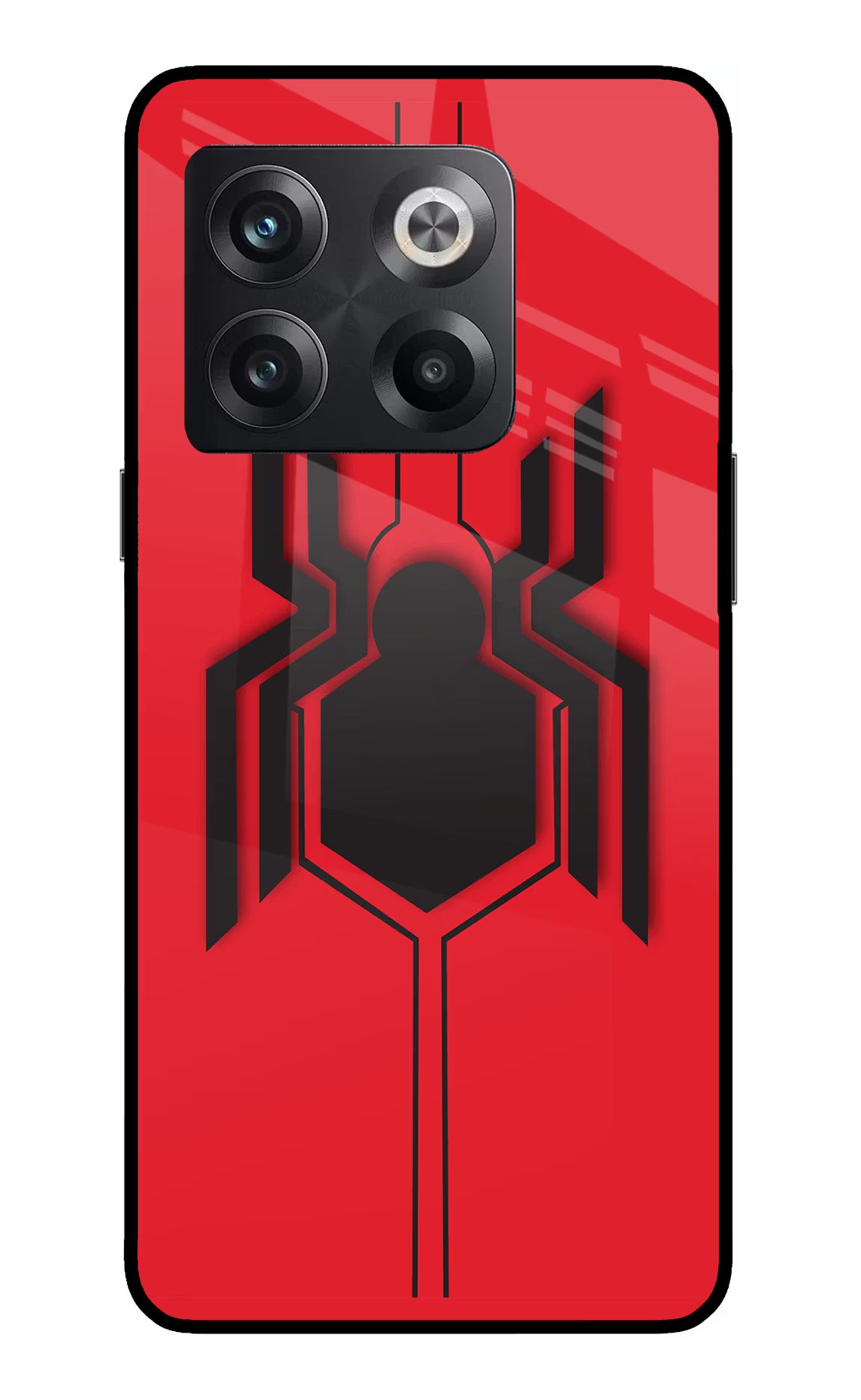 Spider OnePlus 10T 5G Glass Case Back Cover by Casekaro