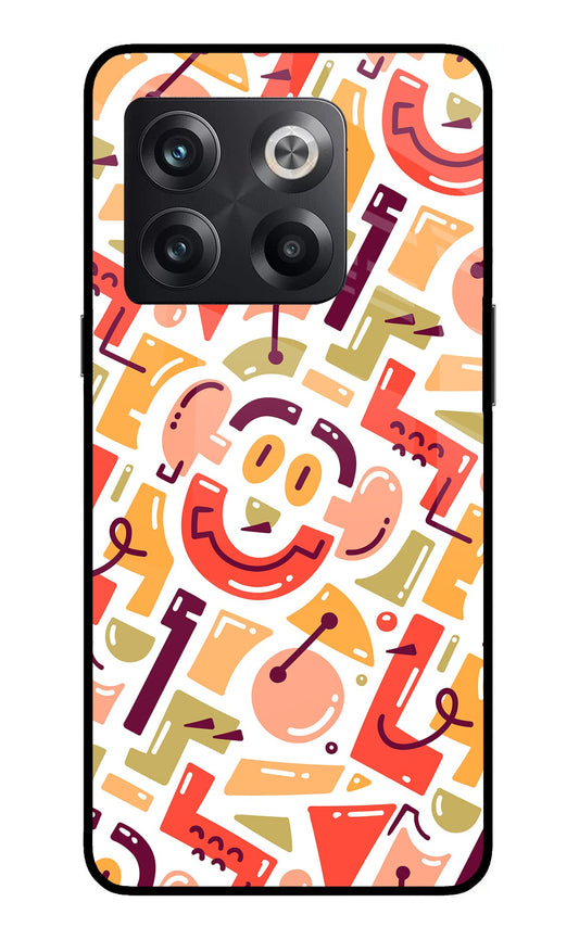 Doodle Pattern OnePlus 10T 5G Glass Case