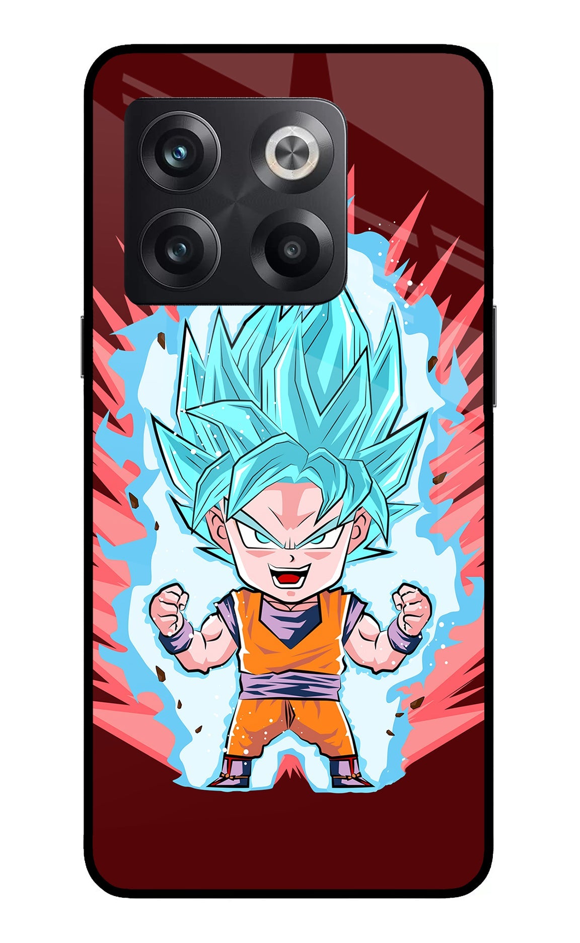 Goku Little OnePlus 10T 5G Glass Case