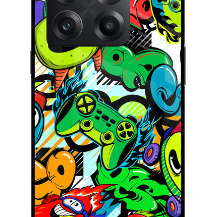 Game Doodle OnePlus 10T 5G Glass Case