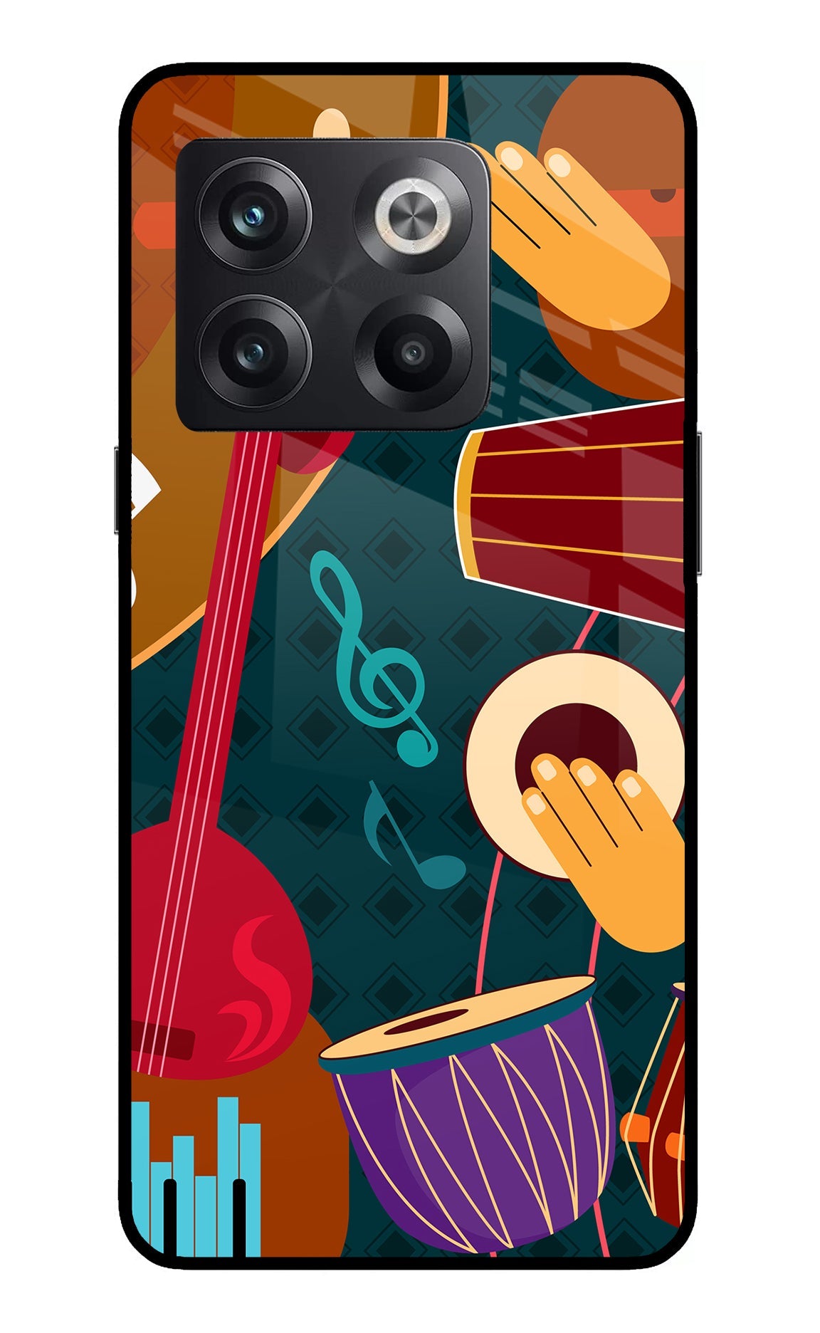 Music Instrument OnePlus 10T 5G Glass Case