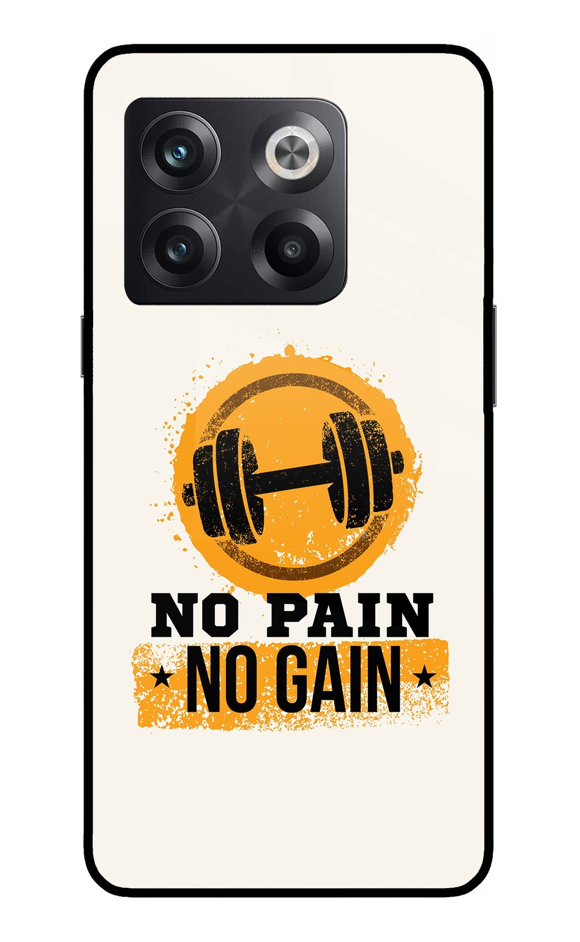 No Pain No Gain OnePlus 10T 5G Back Cover