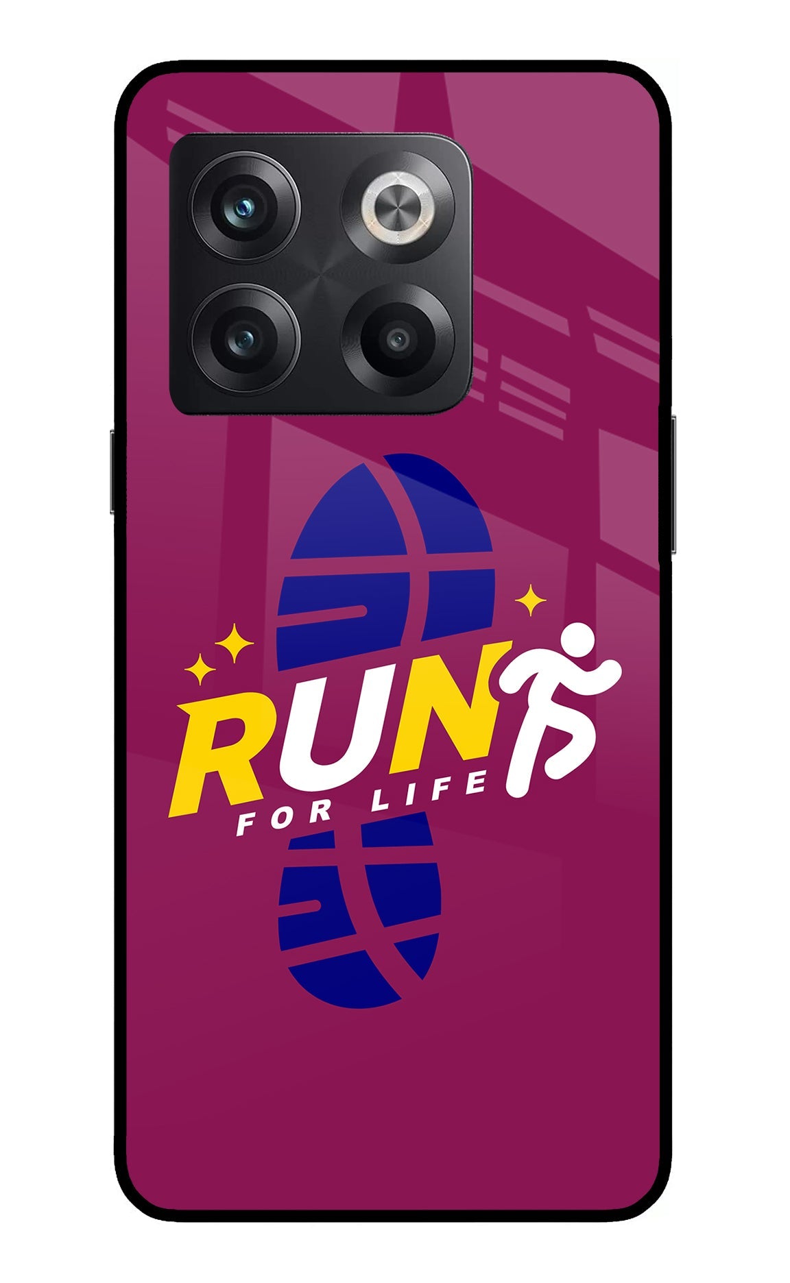 Run for Life OnePlus 10T 5G Back Cover