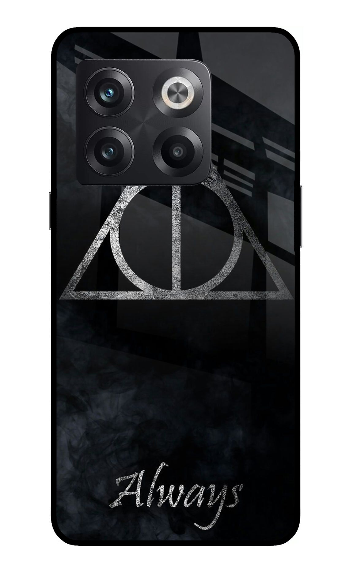 Deathly Hallows OnePlus 10T 5G Glass Case