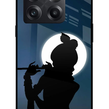 Shri Krishna Silhouette OnePlus 10T 5G Glass Case