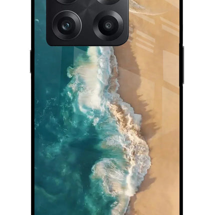 Ocean Beach OnePlus 10T 5G Glass Case