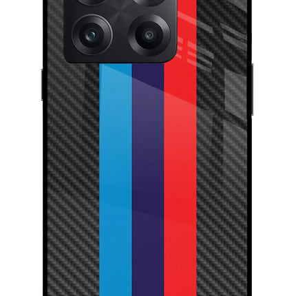BMW Stripes Pattern OnePlus 10T 5G Glass Case