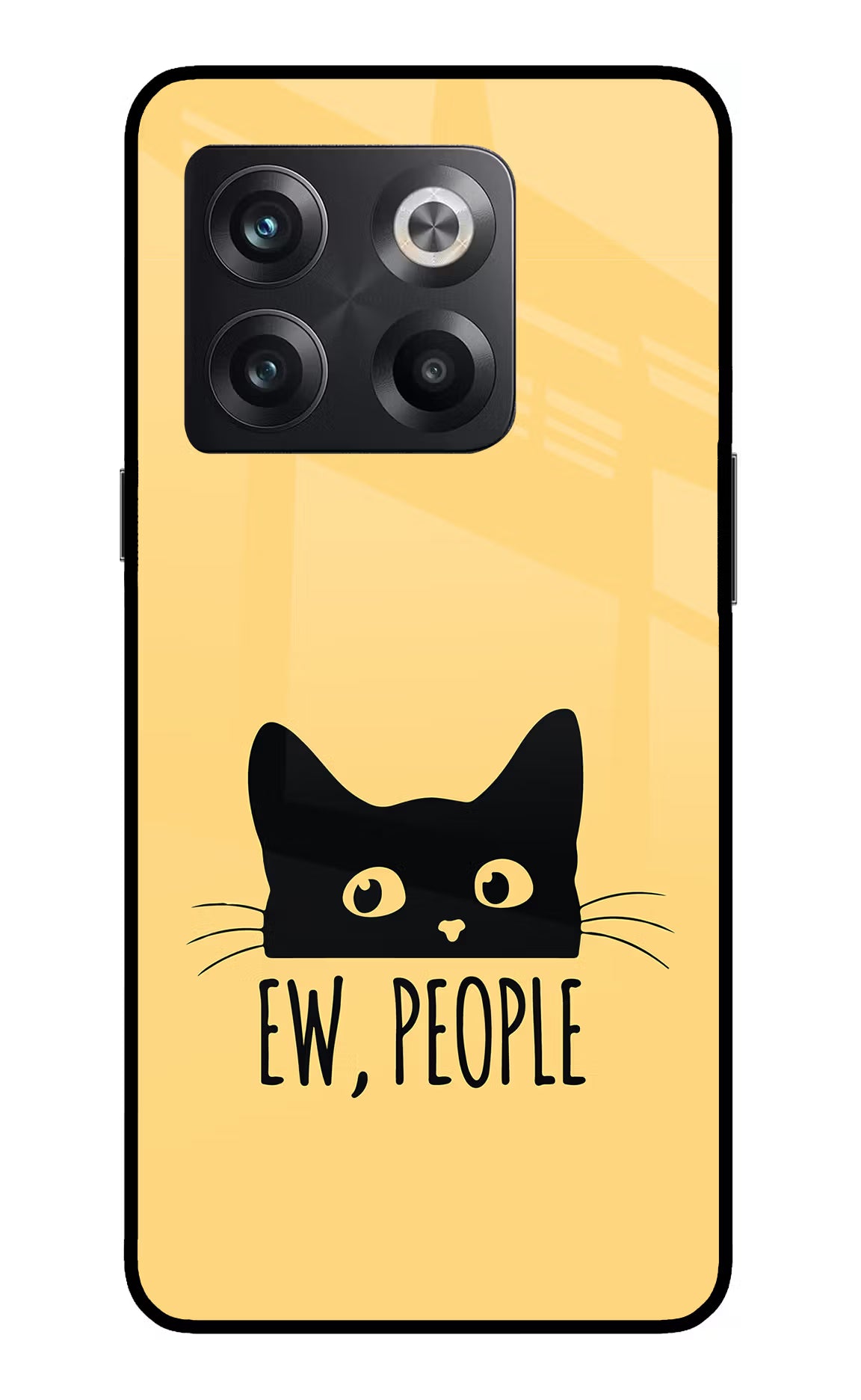Ew People Catitude OnePlus 10T 5G Glass Case