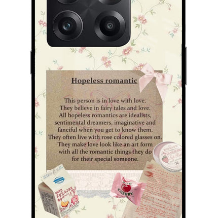 Hopeless Romantic OnePlus 10T 5G Glass Case