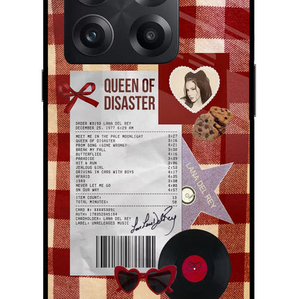 Queen of Disaster OnePlus 10T 5G Glass Case