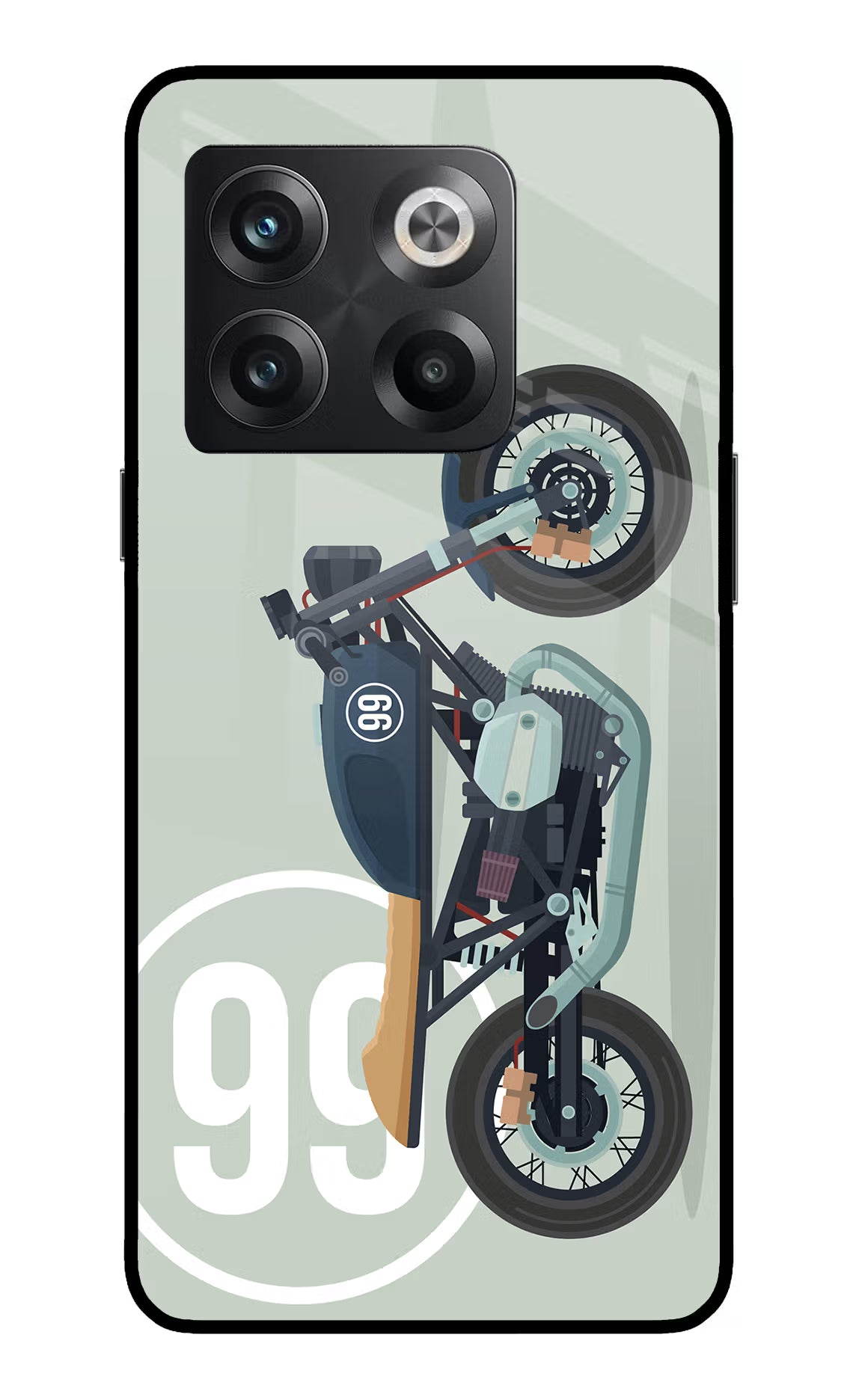 Classic Cafe Racer 99 OnePlus 10T 5G Glass Case