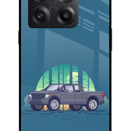 Retro Garage Vibe OnePlus 10T 5G Glass Case