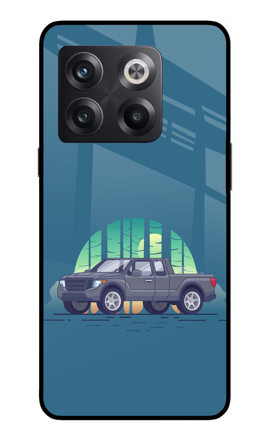 Retro Garage Vibe OnePlus 10T 5G Glass Case