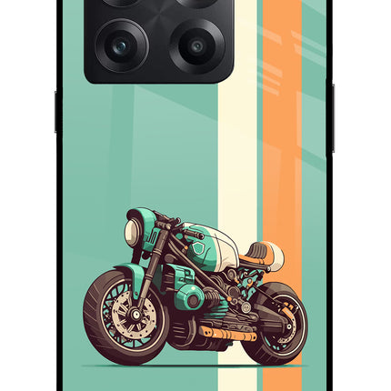 Striped Moto Drift OnePlus 10T 5G Glass Case