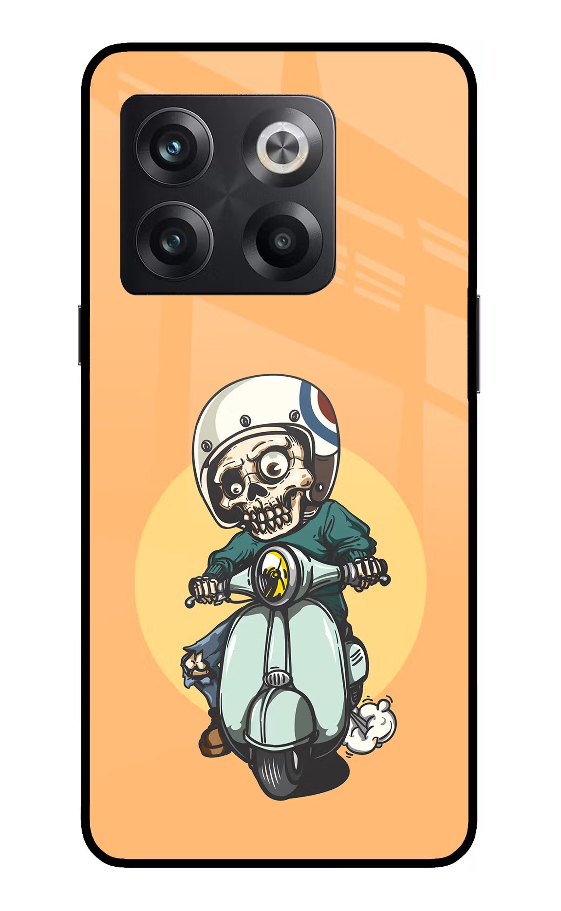 Undead Biker OnePlus 10T 5G Glass Case