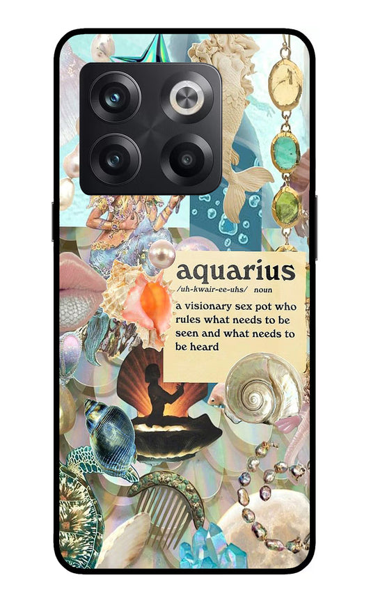 Aquarius Zodiac OnePlus 10T 5G Glass Case