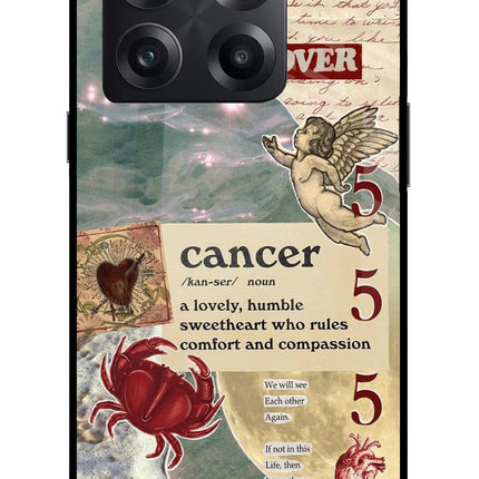 Cancer Zodiac OnePlus 10T 5G Glass Case