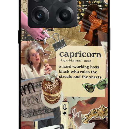 Capricorn Zodiac OnePlus 10T 5G Glass Case