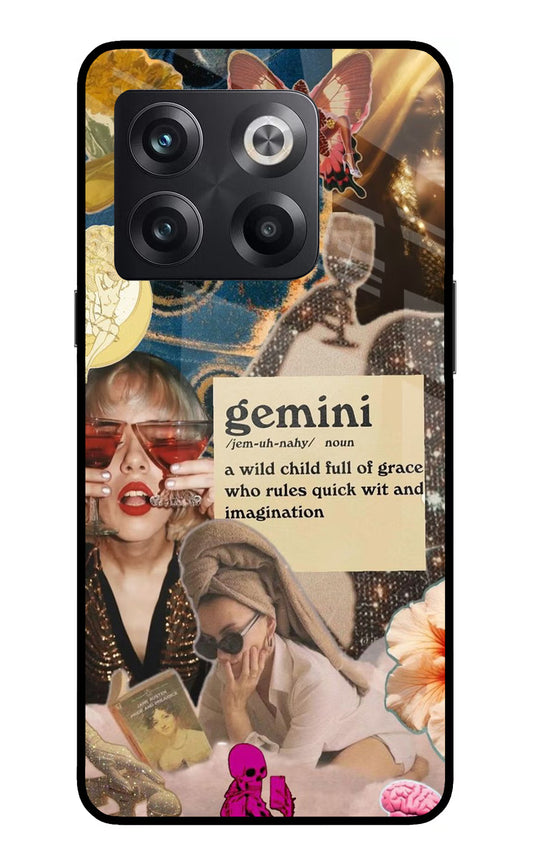 Gemini Zodiac OnePlus 10T 5G Glass Case