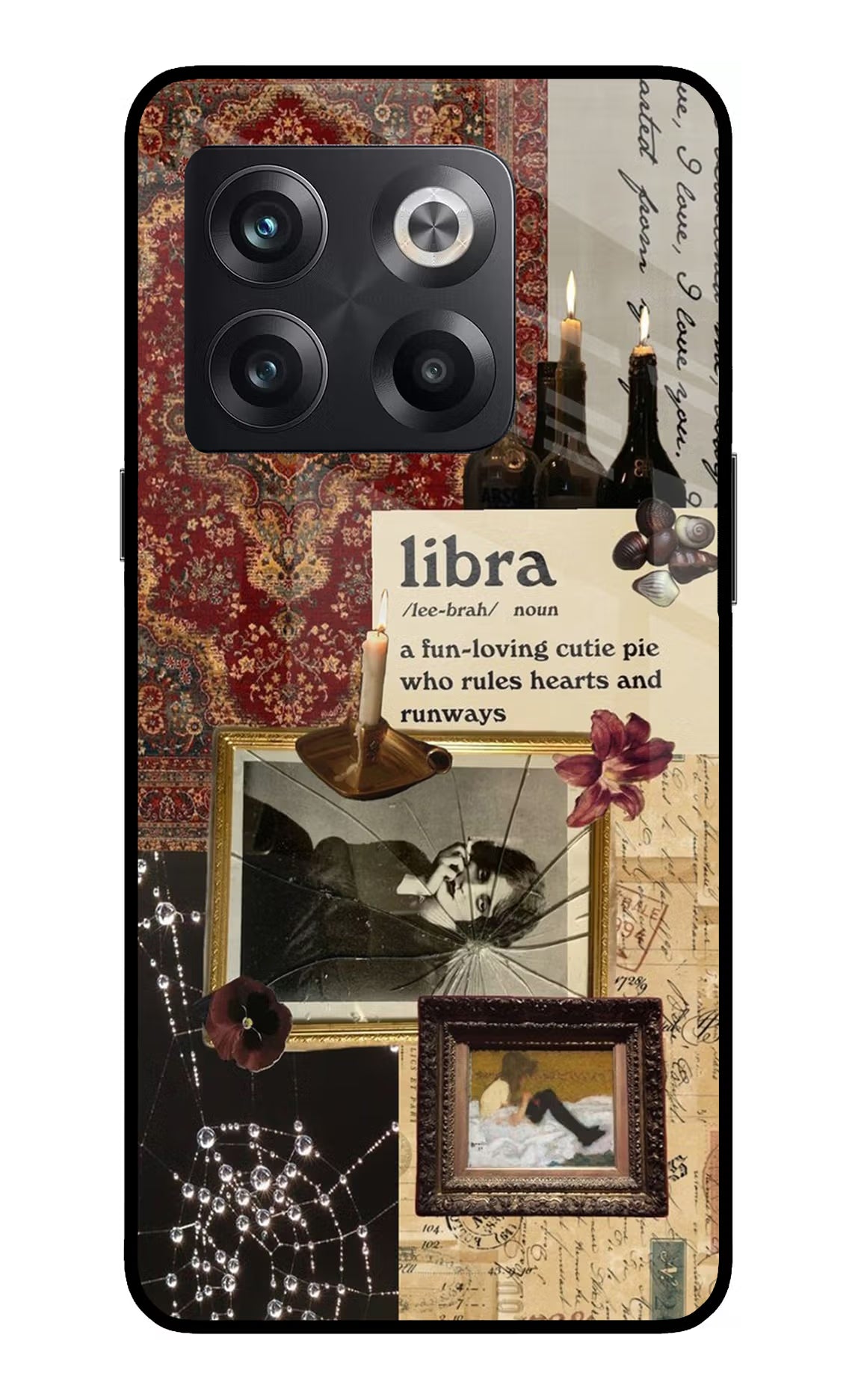 Libra Zodiac OnePlus 10T 5G Glass Case