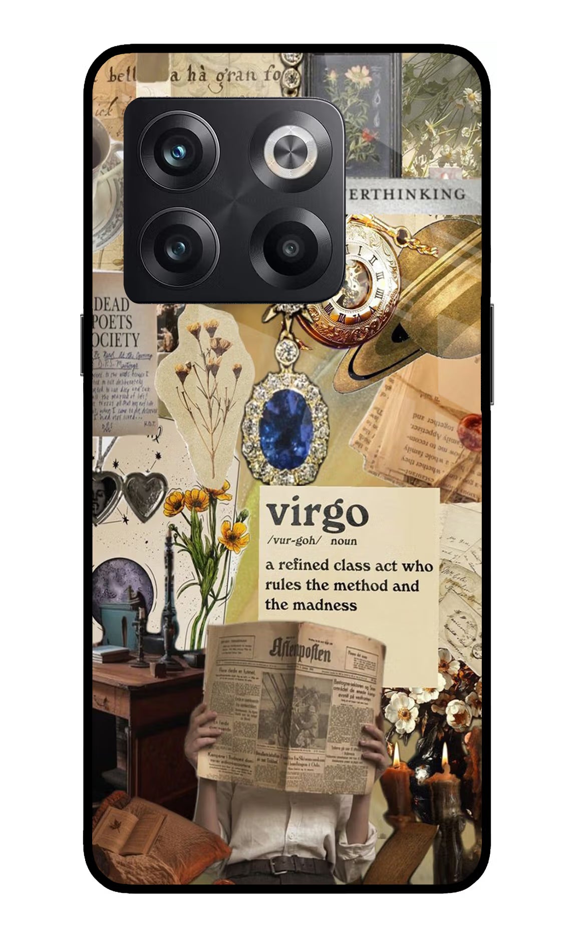 Virgo Zodiac OnePlus 10T 5G Glass Case