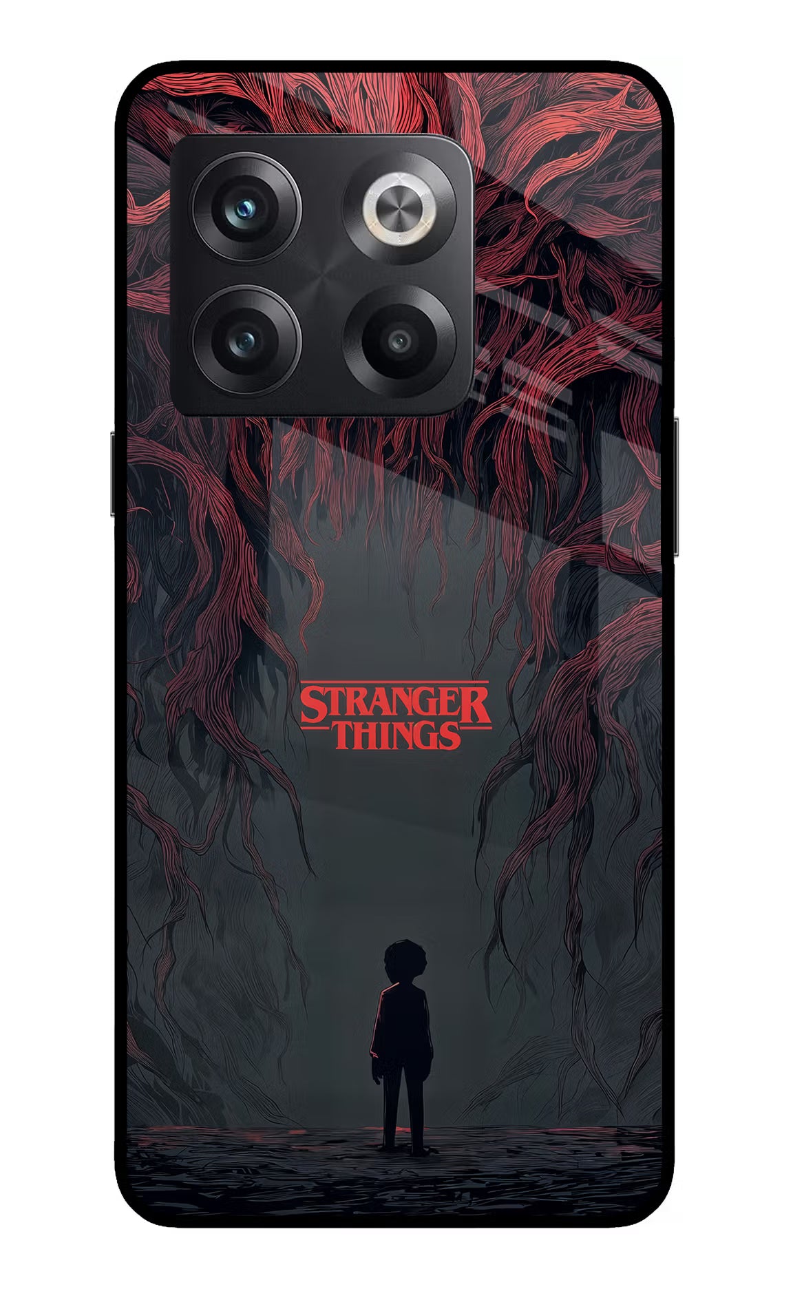 Ordinary Things Dark Side OnePlus 10T 5G Glass Case Back Cover by Casekaro