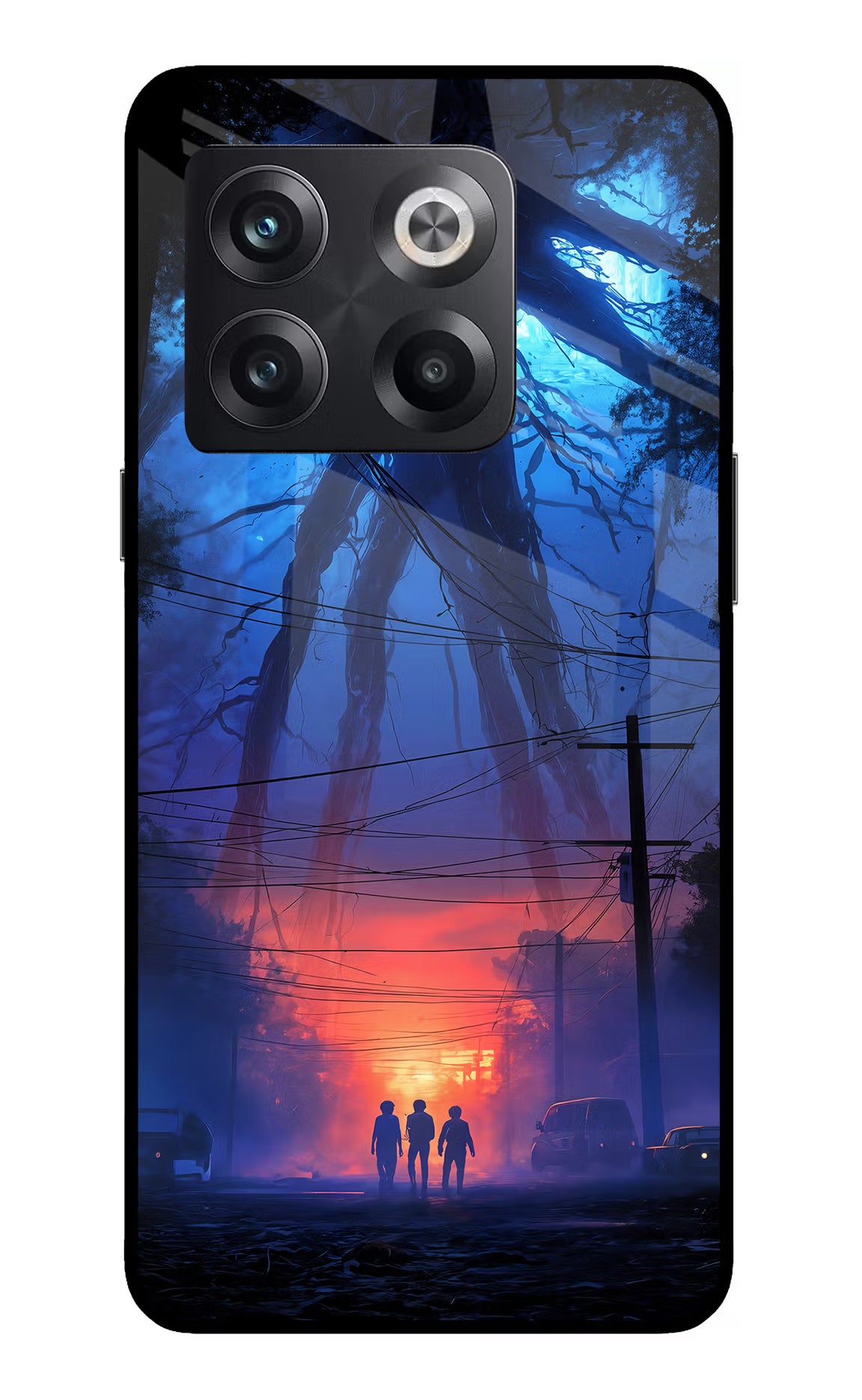 Ordinary Things Shadow OnePlus 10T 5G Glass Case Back Cover by Casekaro